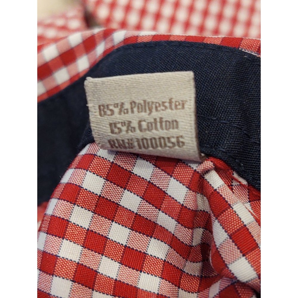 Chic Fil A Team Style Uniform Shirt Womens L Red Checks Gingham Long Sleeve - Picture 9 of 9